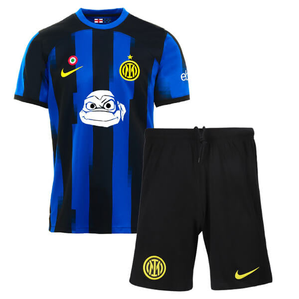 Camiseta y Pantalon Corto para Niño Inter Home 23/24 - Tortuga Ninja