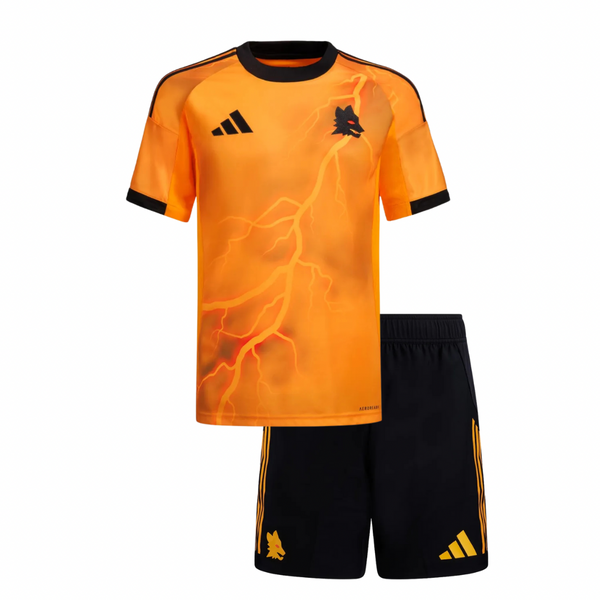 Camisa y Pantalones Cortos para Niños Roma Third 25/26