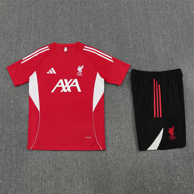 Camiseta y Pantalones Cortos para Niño Liverpool 25/26