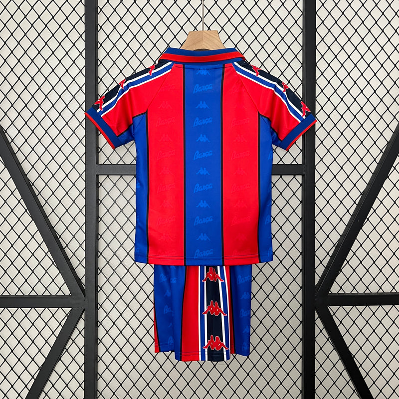 Camiseta y Pantalón Corto Niño FC Barcelona Retro Home 95/97