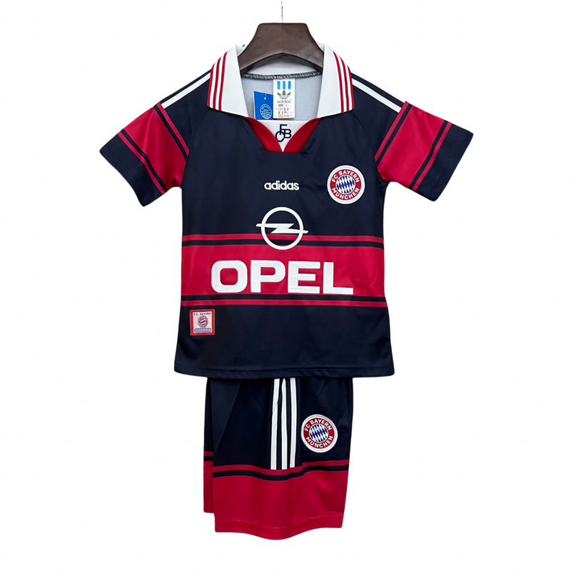 Camiseta y Pantalones Cortos para Niños Retro Bayern de Múnich 97/99