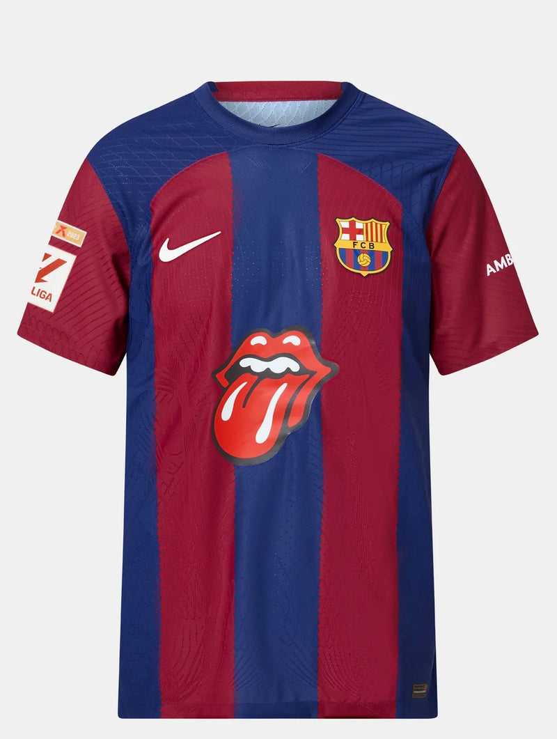 CAMISETA FC BARCELONA x THE ROLLING STONES 23/24 JUGADOR - Limited Edition - Con Parche LaLiga Winners