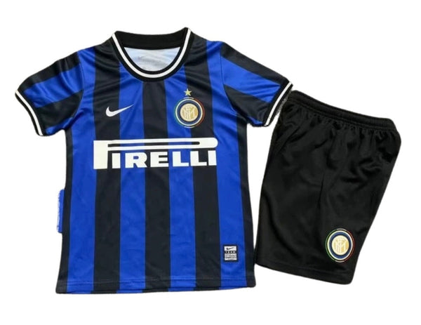 Camiseta y Pantalon Corto para Niño Inter Retro Home 09/10