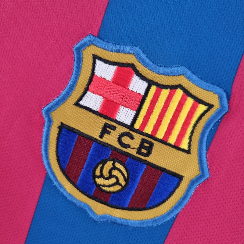 Camiseta FC Barcelona Retro Manga Larga 05/06