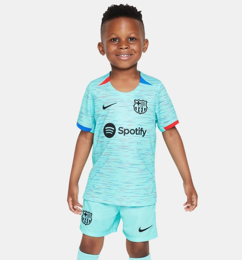 Camisa e Pantalones Cortos para Niño FC Barcelona Third 23/24