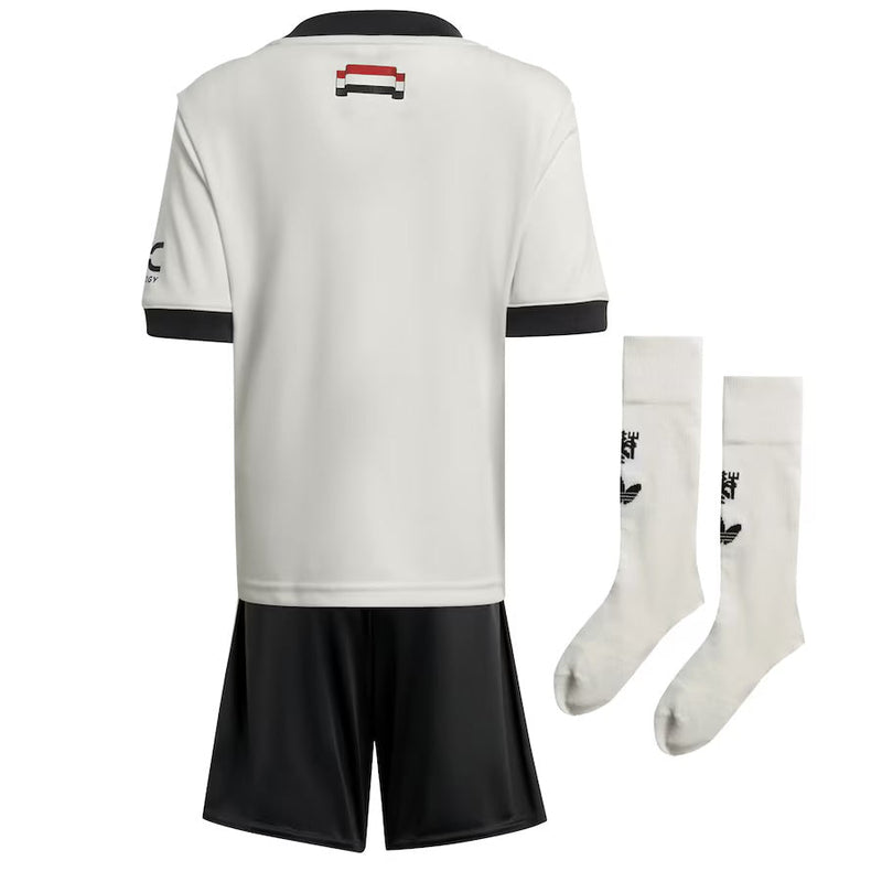 Camiseta y Pantalones Cortos para Niño Manchester United Third 24/25 - Con Medias