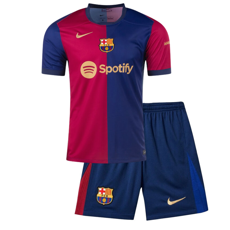 Camisa e Pantalones Cortos para Niño FC Barcelona Home 24/25