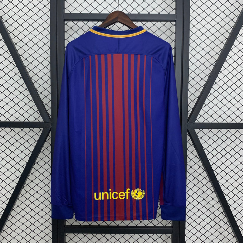 Camiseta FC Barcelona Retro Home 17/18 - Manga Larga
