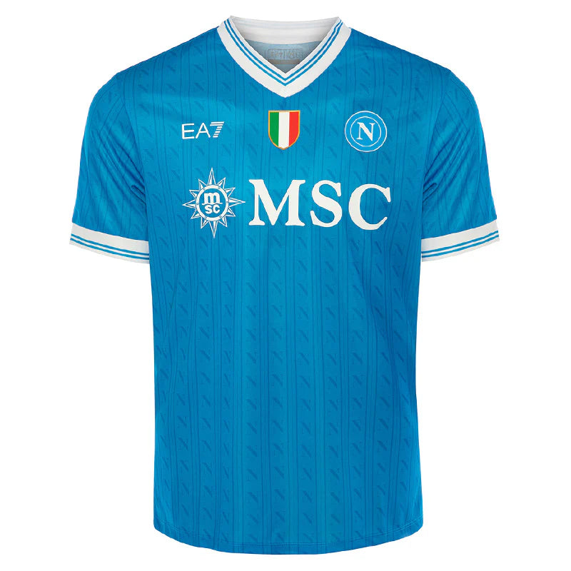 Camiseta y Pantalon Corto para Niño Napoli Home 25/26