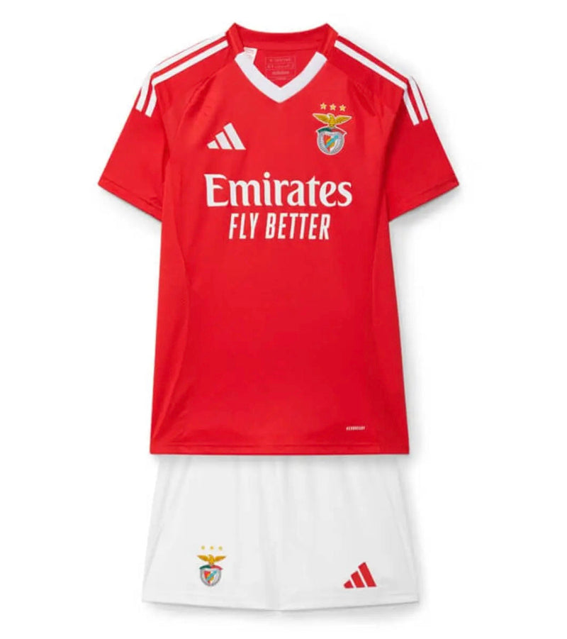 Camiseta y Pantanoles Cortos Niño Benfica Home 24/25