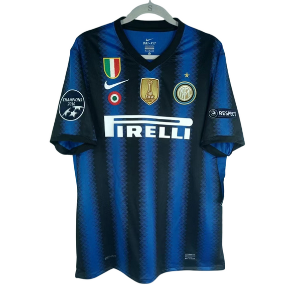 Camiseta Retro Inter Home 10/11 - Con Patch