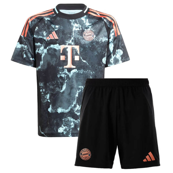 Camiseta y Pantalones Cortos para Niños Bayern de Múnich Away 24/25