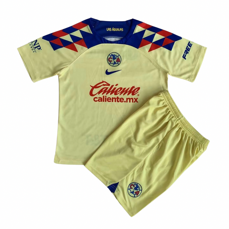 Camiseta e Pantalones Cortos para Niños Club América Home 23/24