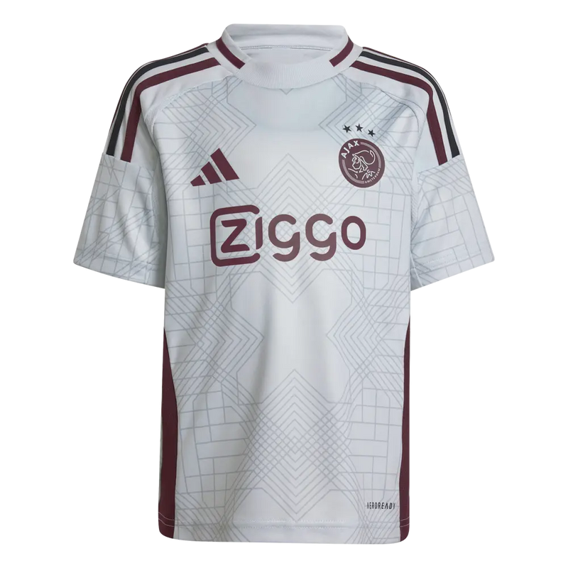 Camiseta y Pantalones Cortos para Niños Ajax Third 24/25