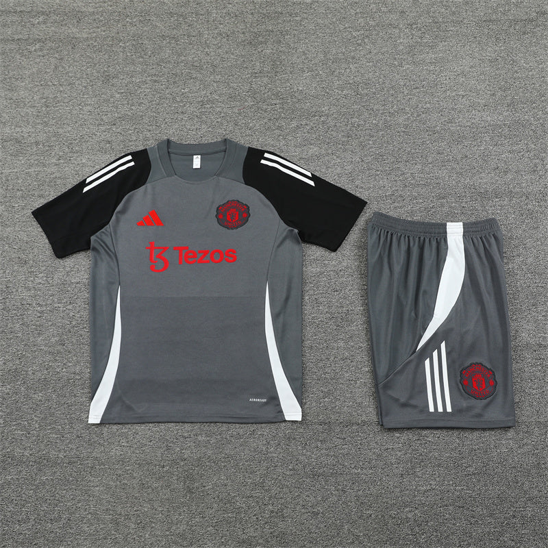 Camiseta y Pantalones Cortos para Niño Manchester United 24/25