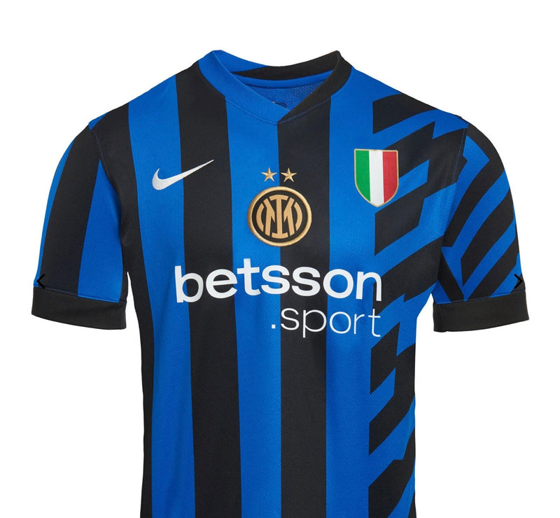 Camiseta y Pantalon Corto para Niño Inter Home 24/25 - Con Medias