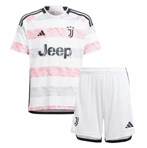 Camisa y Pantalones Cortos para Niños Juventus Away 23/24