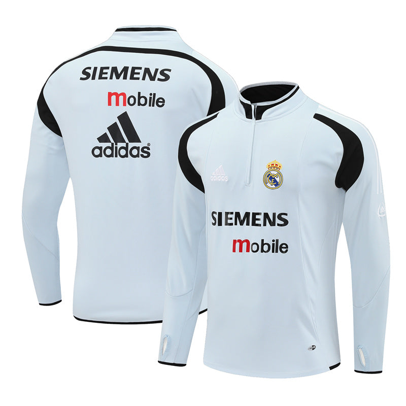 Camiseta de entrenamiento retro de manga larga del Real Madrid 04/05