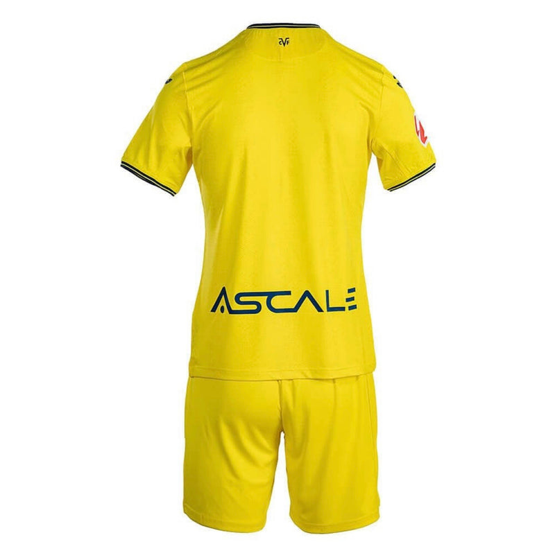 Camisetas y Pantalones Cortos Niños Villarreal Home 24/25