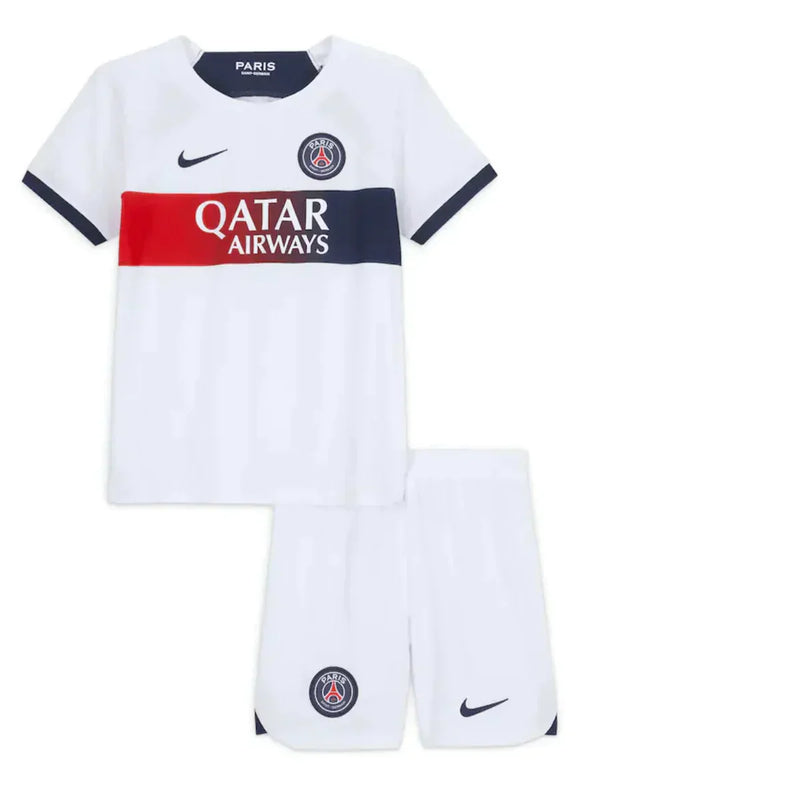 Camisa e Pantalones Cortos para Niños PSG Away 23/24