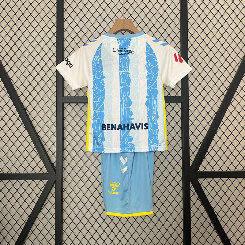 Camisa e Pantalon Corto Niño Málaga Home 24/25