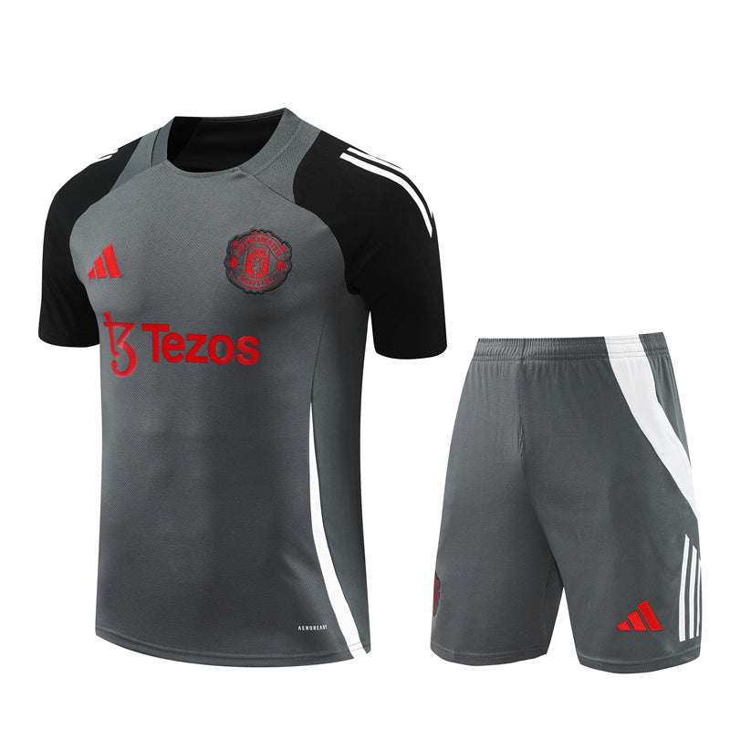 Camiseta y Pantalones Cortos para Niño Manchester United 24/25