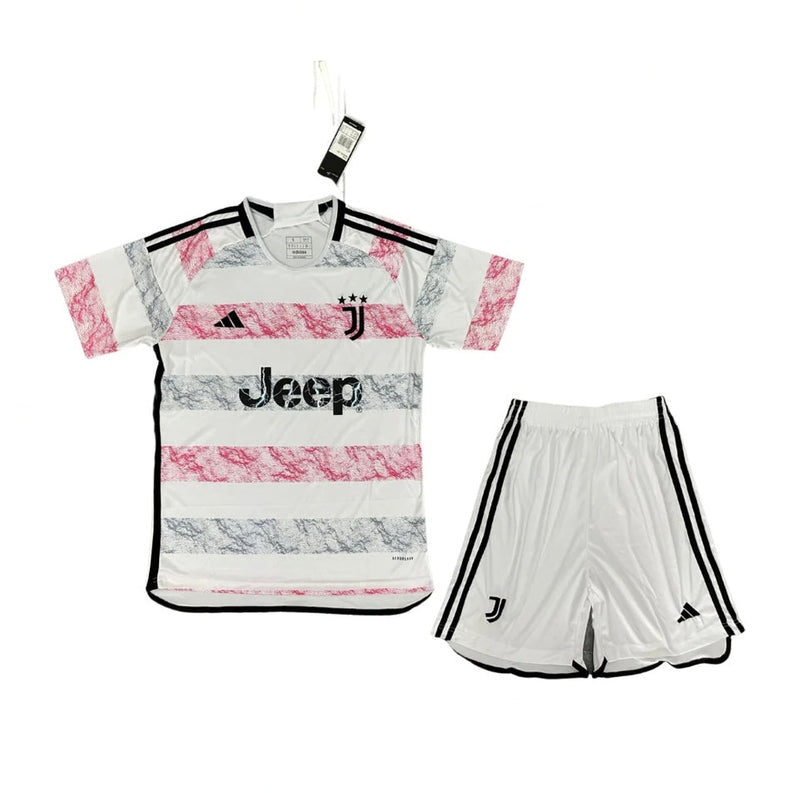 Camisa y Pantalones Cortos para Niños Juventus Away 23/24