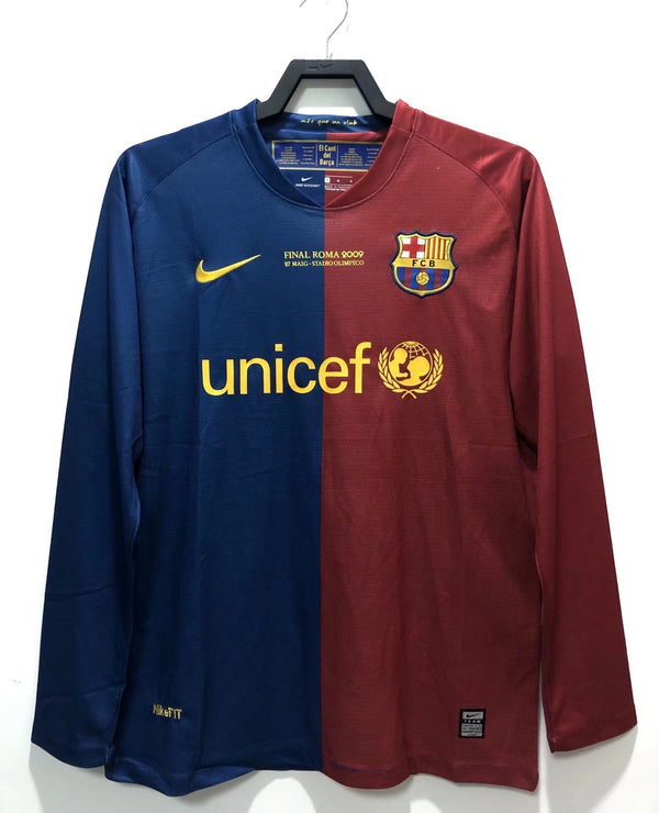 Camiseta FC Barcelona Retro Manga Larga 08/09