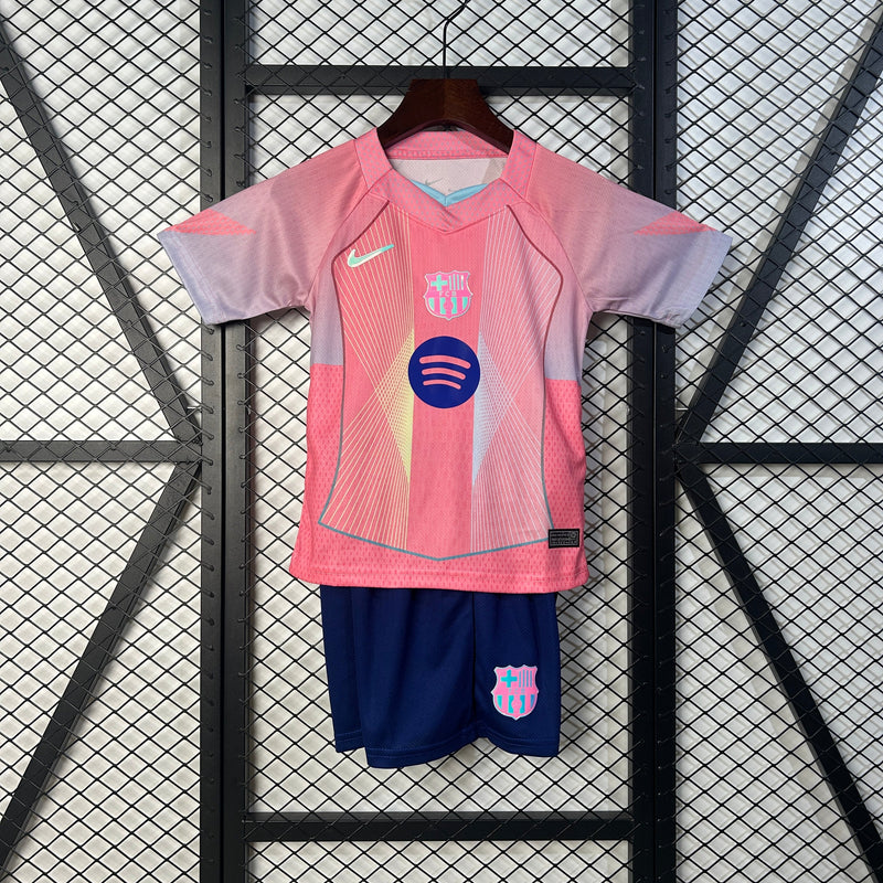 Camiseta y Pantalones Cortos para Niño FC Barcelona edición especial 25/26