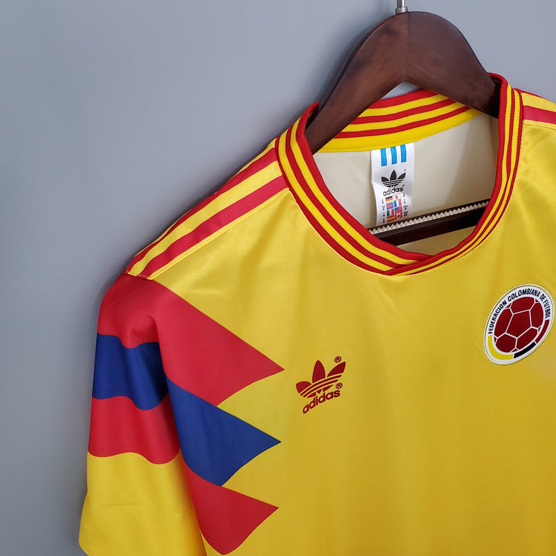 Camiseta Home de la Selección Colombia Retro 1990