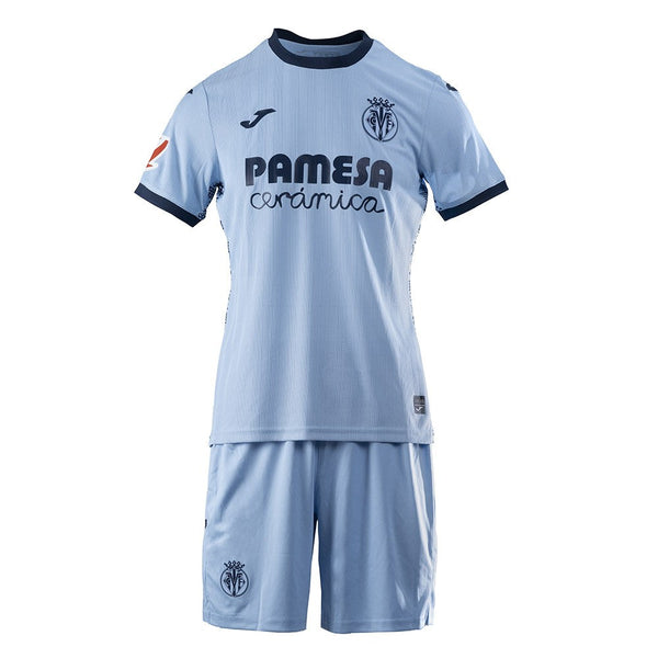 Camisetas y Pantalones Cortos Niños Villarreal Away 24/25