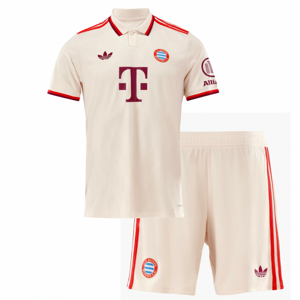 Camiseta y Pantalones Cortos para Niños Bayern de Múnich Third 24/25