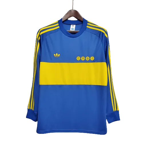 Camiseta Boca Juniors Retro 1981 - Manga Larga