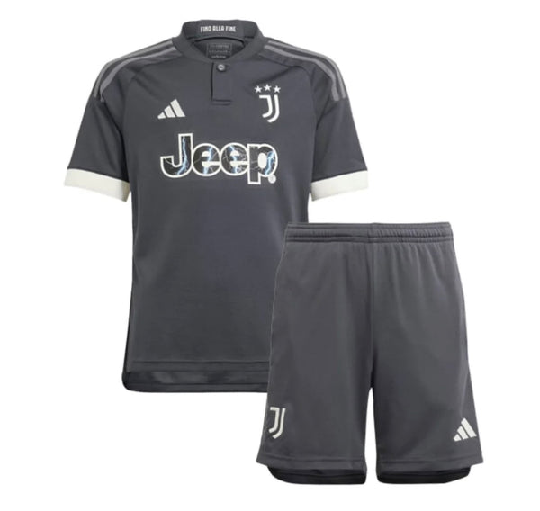 Camisa y Pantalones Cortos para Niños Juventus Third 23/24