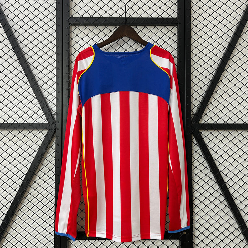 Camiseta Retro Atletico Madrid 04/05 - Manga Larga