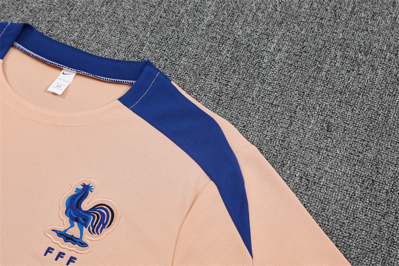 Camiseta y Pantalón corto de Entrenamiento Francia Niño 25/26