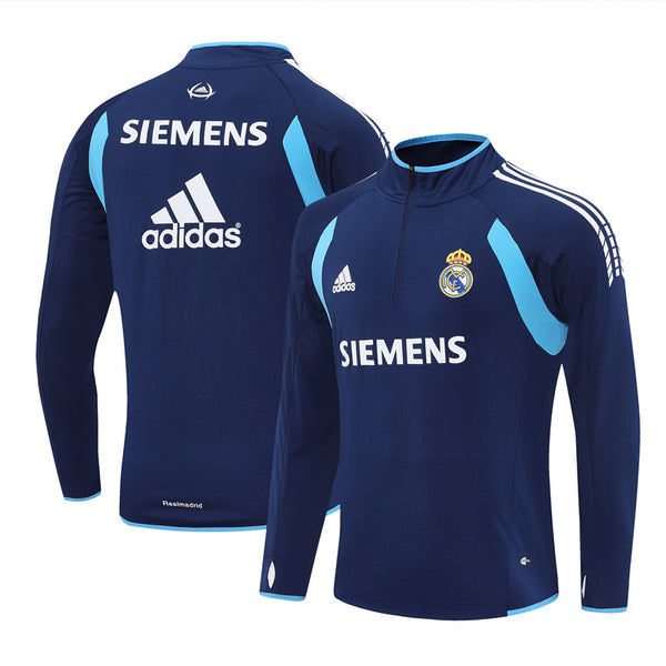 Camiseta de entrenamiento retro de manga larga del Real Madrid 05/06