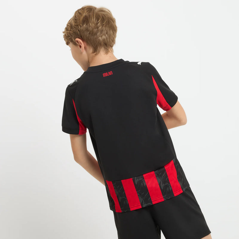 Camiseta y Pantalon Corto para Niño AC MILAN Home 25/26 - Con Medias
