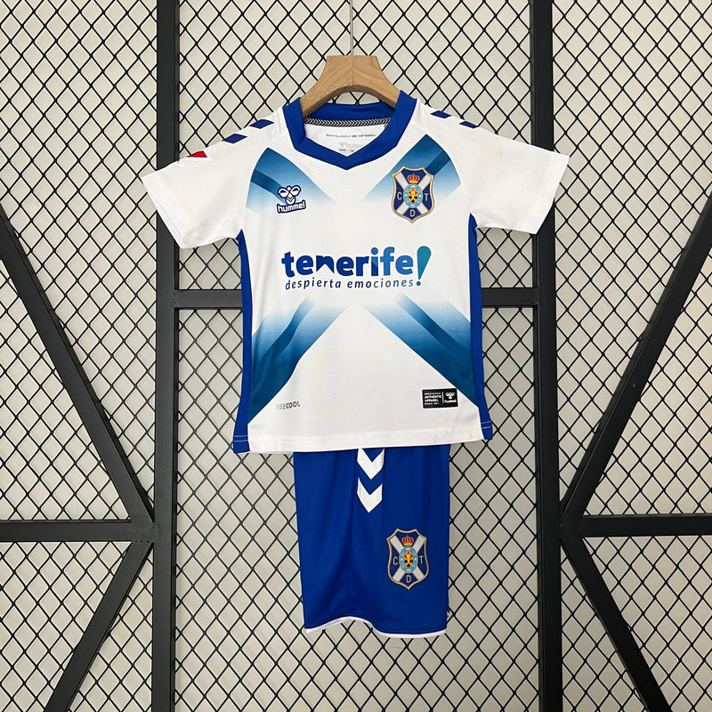 Camisa e Pantalon Corto Niño UD CD Tenerife Home 24/25