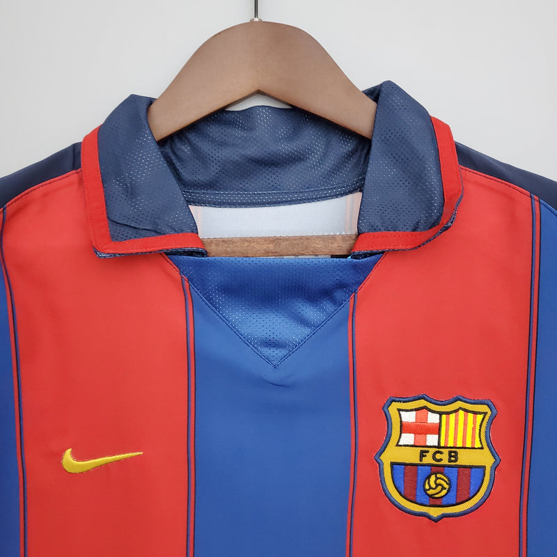 Camiseta FC Barcelona Retro 03/04 - Con Patch