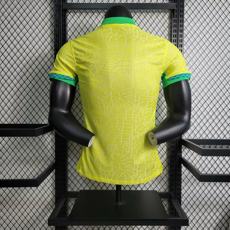 Camiseta Brasil Home versión Jugador - 24/25