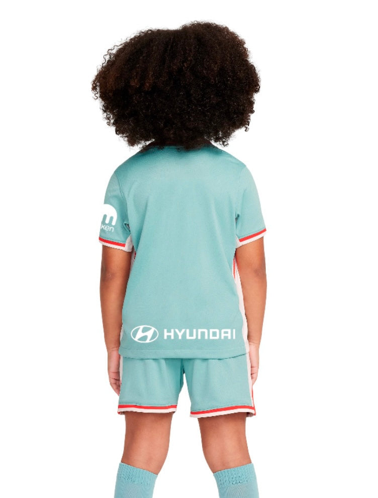 Camiseta y Pantalones Cortos para Niños Atletico de Madrid away 24/25