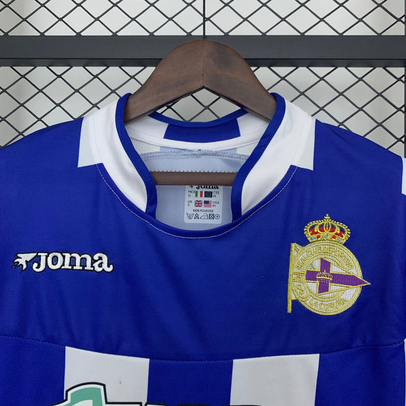 Camiseta Retro Deportivo La Coruña Home 03/04