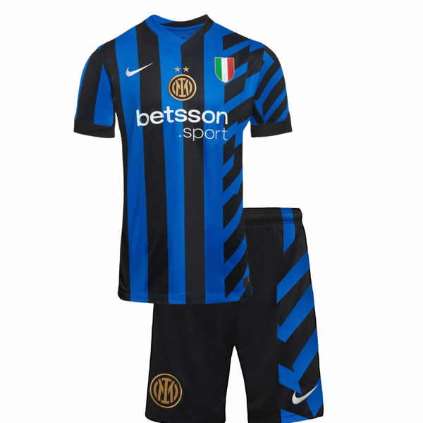 Camiseta y Pantalon Corto para Niño Inter Home 24/25