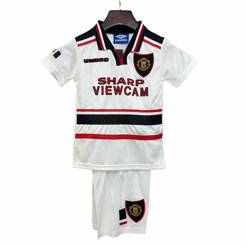Camiseta y Pantalones Cortos para Niño Manchester United Retro 97/98