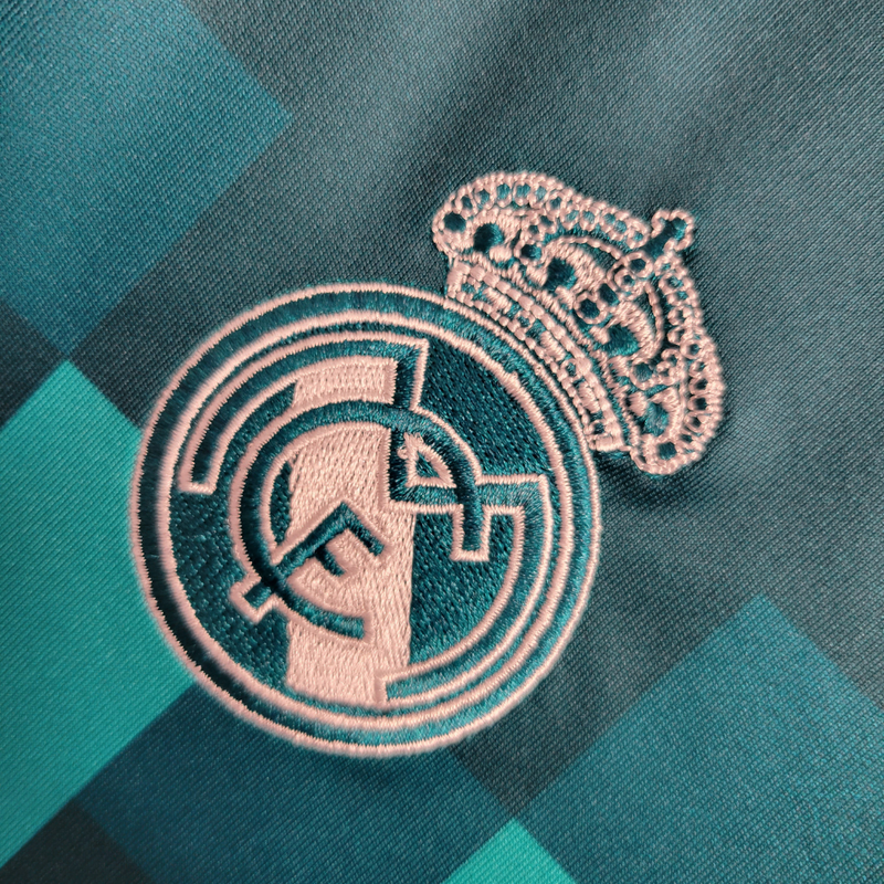 Camiseta Real Madrid Retro Manga Larga 17/18 - Con Patch