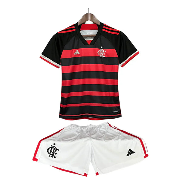 Camiseta y Pantalón Corto Niño Flamengo 24/25