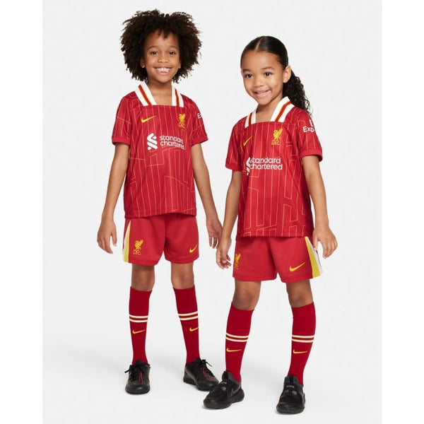 Camiseta y Pantalones Cortos para niños Liverpool Home 24/25 - Con Medias