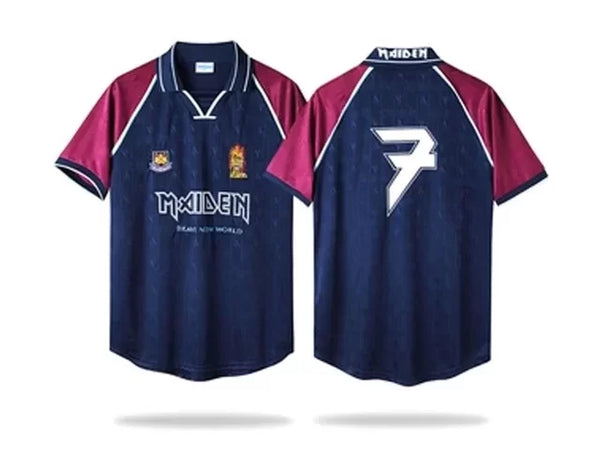 Camiseta Retro West Ham Iron Maiden 1999