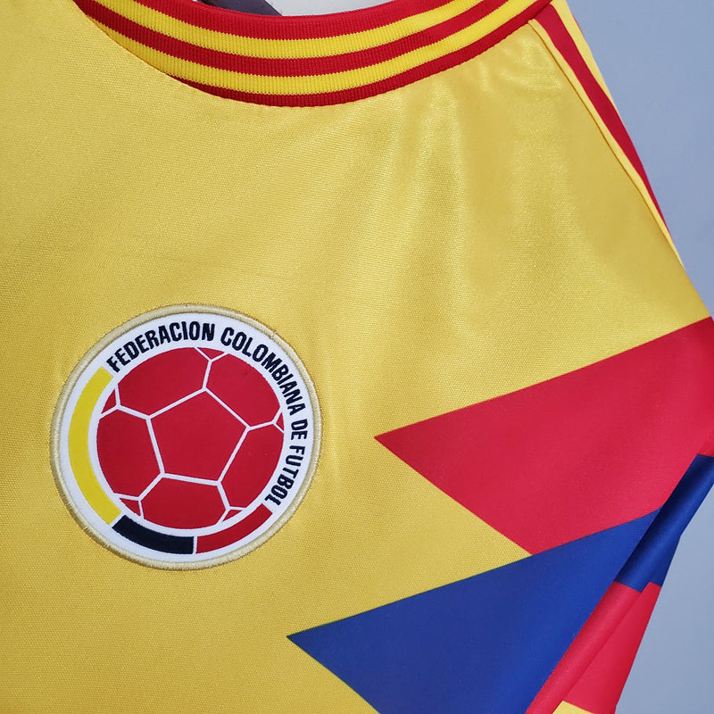 Camiseta Home de la Selección Colombia Retro 1990